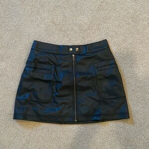 FP LEATHER MINI SKIRT